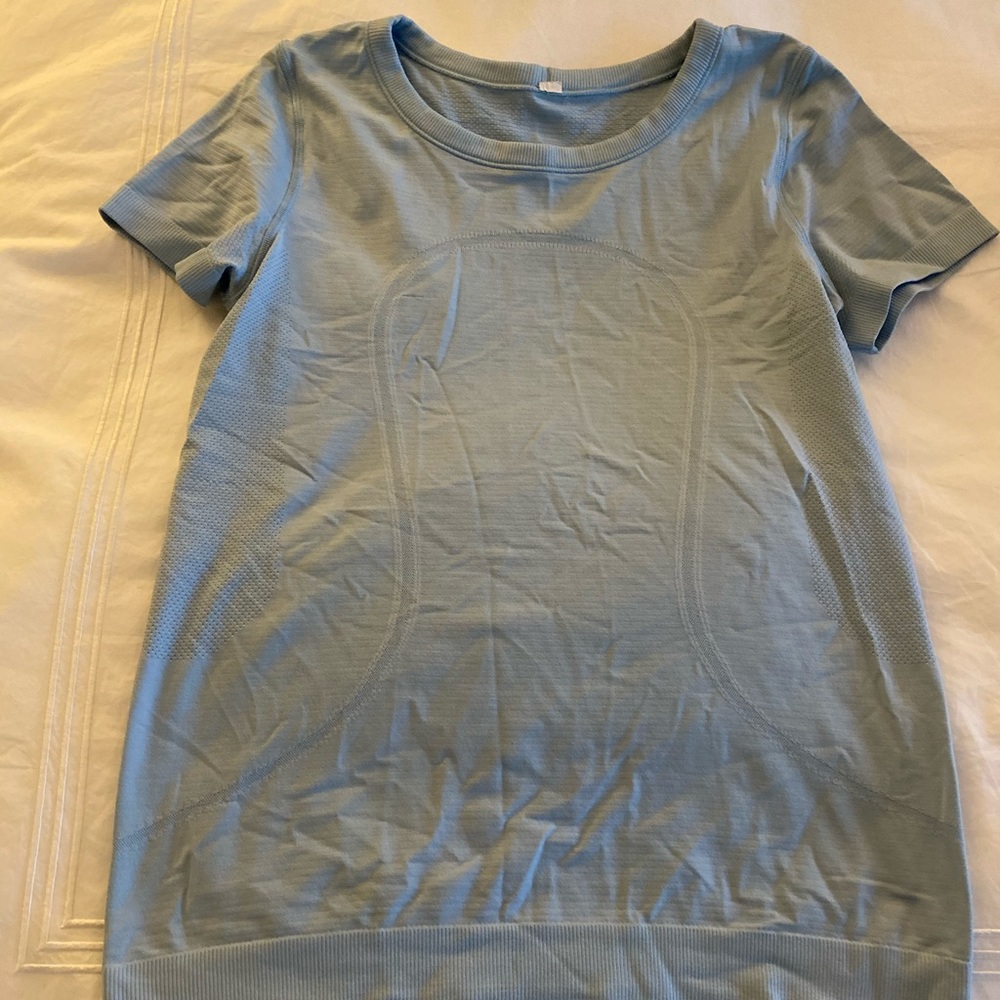 Light blue, size 8 lululemon top